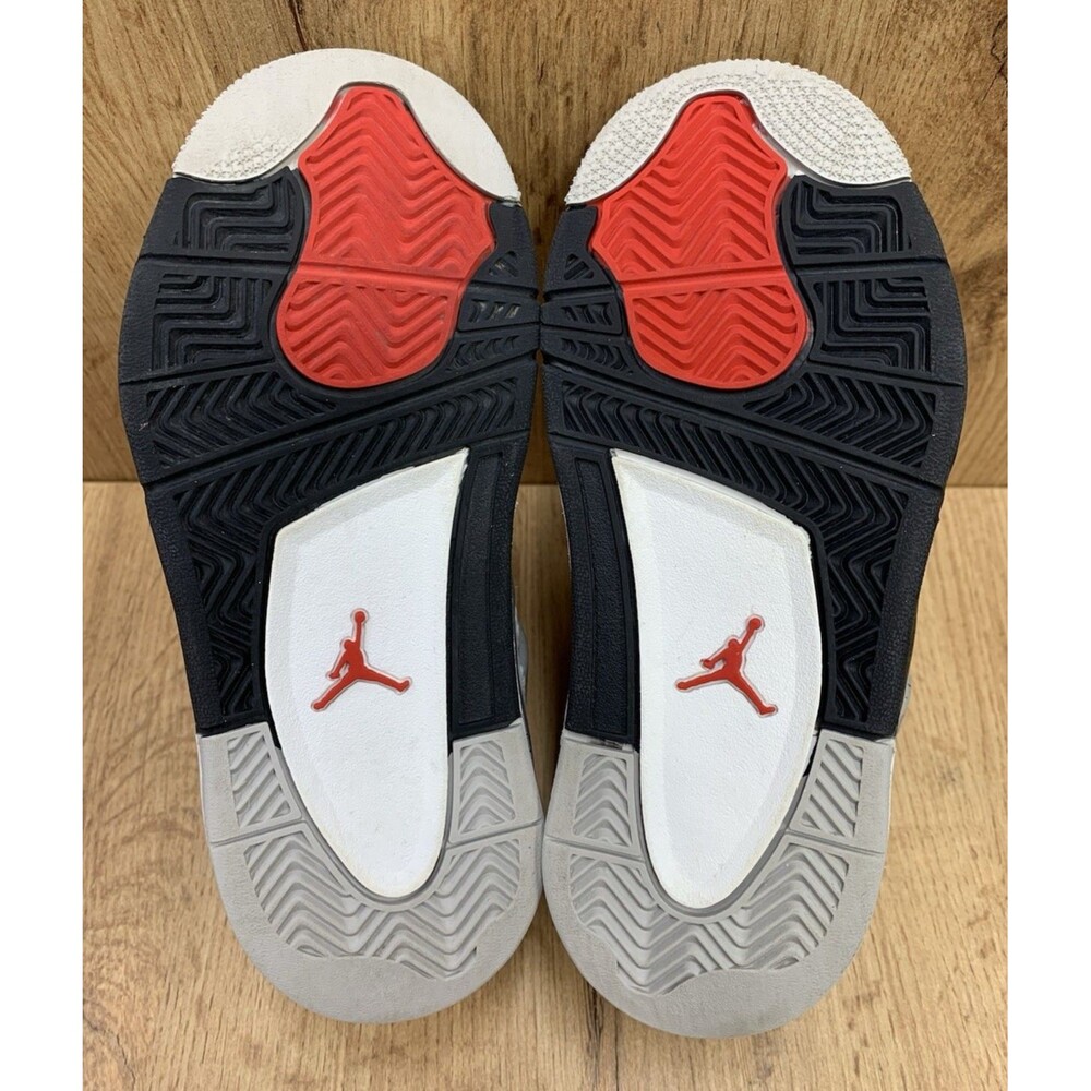 Nike Air Jordan 4 Retro TD White Cement IB4388-100 Toddler Kids Size 11C Shoes - Picture 5 of 12